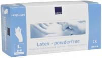 Handske Latex opudrad L 100/fp