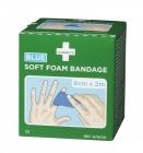 Soft Foam bandage blue 2-pack