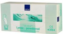 Latexhandske opudrad