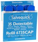 Plster bl detectable/refill 210st/fp